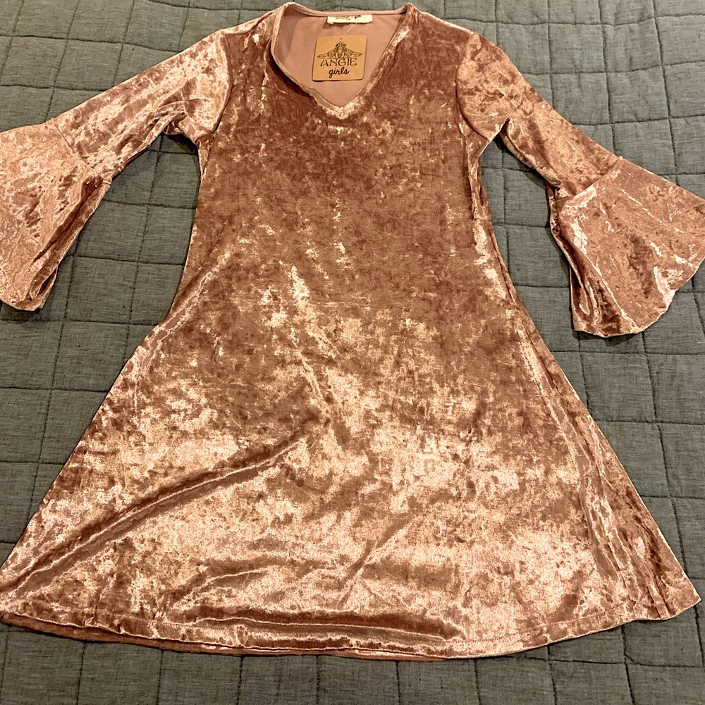 Angie Kids Angel Sleeve Knit Dress